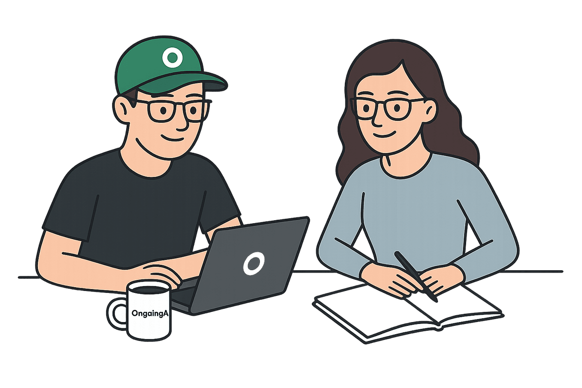 Ongoing Apps team working together