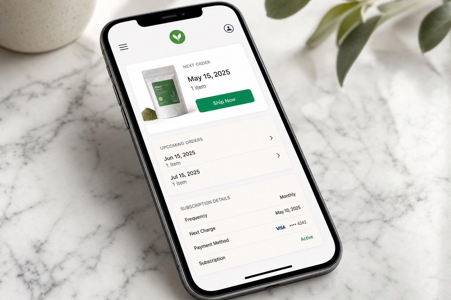 Ship Now Available in the Subscriber Portal